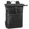 "Tacoma" Leather Rolltop Backpack for 17 Inch Laptop –  Men Women Vintage Leather Rucksack