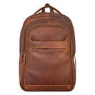 brauner studenten rucksack leder