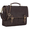 "Toledo" Real Leather Briefcase for Men for 15.6 Laptop